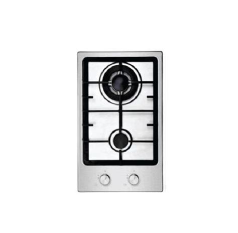 goldair 2 burner gas hob stainless steel
